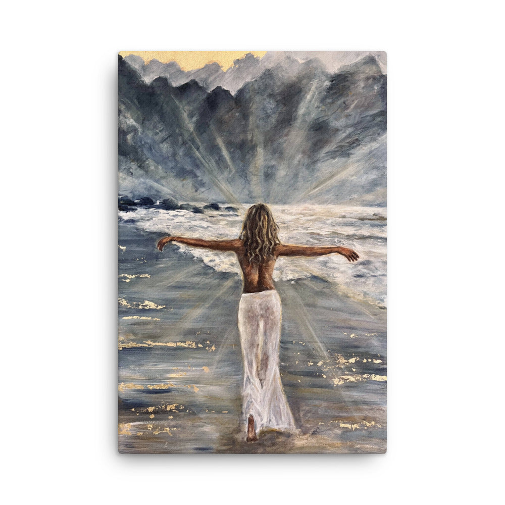 'Divine Feminine' canvas print