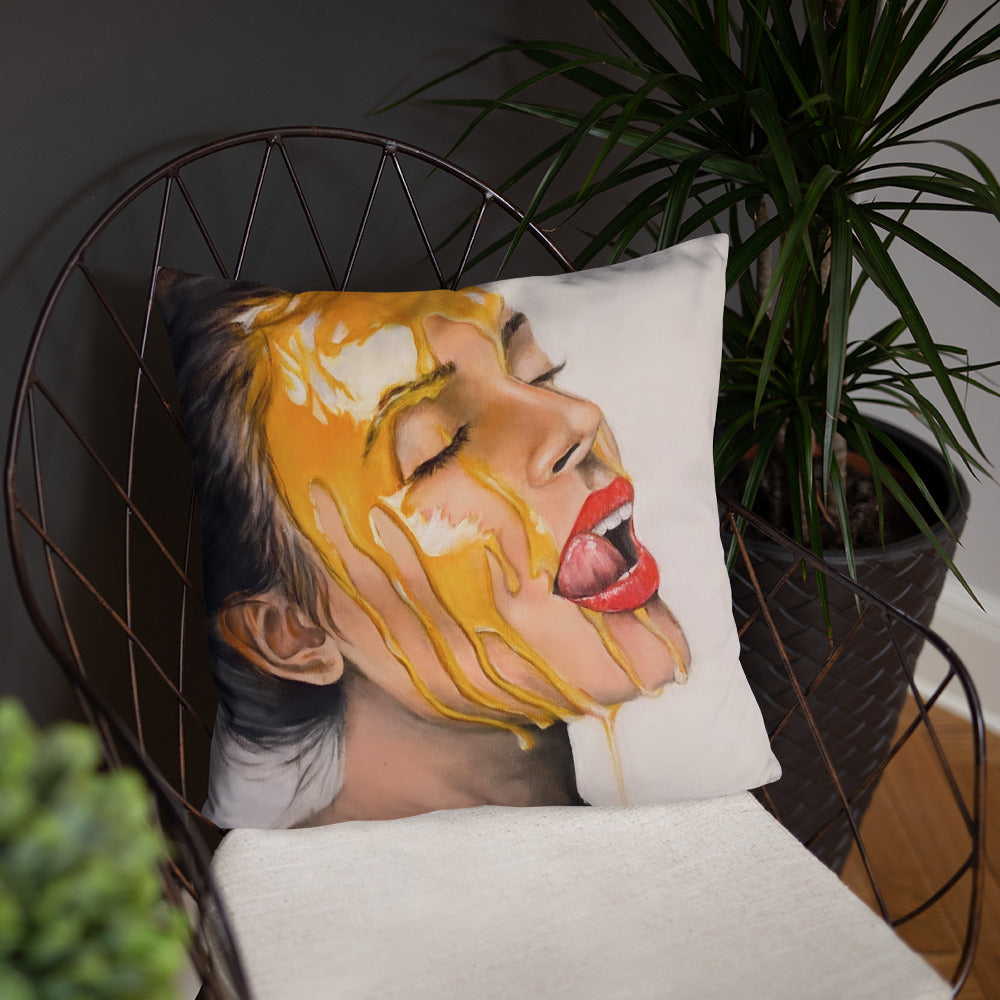 'Sticky Sweet Ash' Basic Pillow