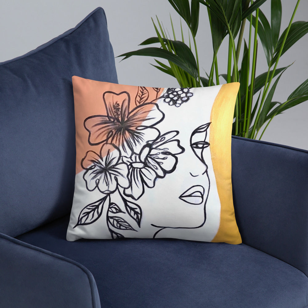 'Alice' Basic Pillow