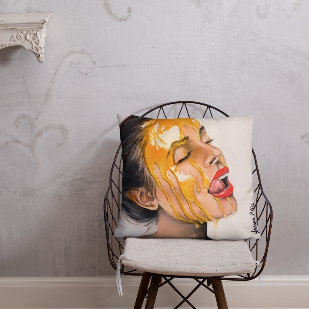 'Sticky Sweet Ash' Basic Pillow