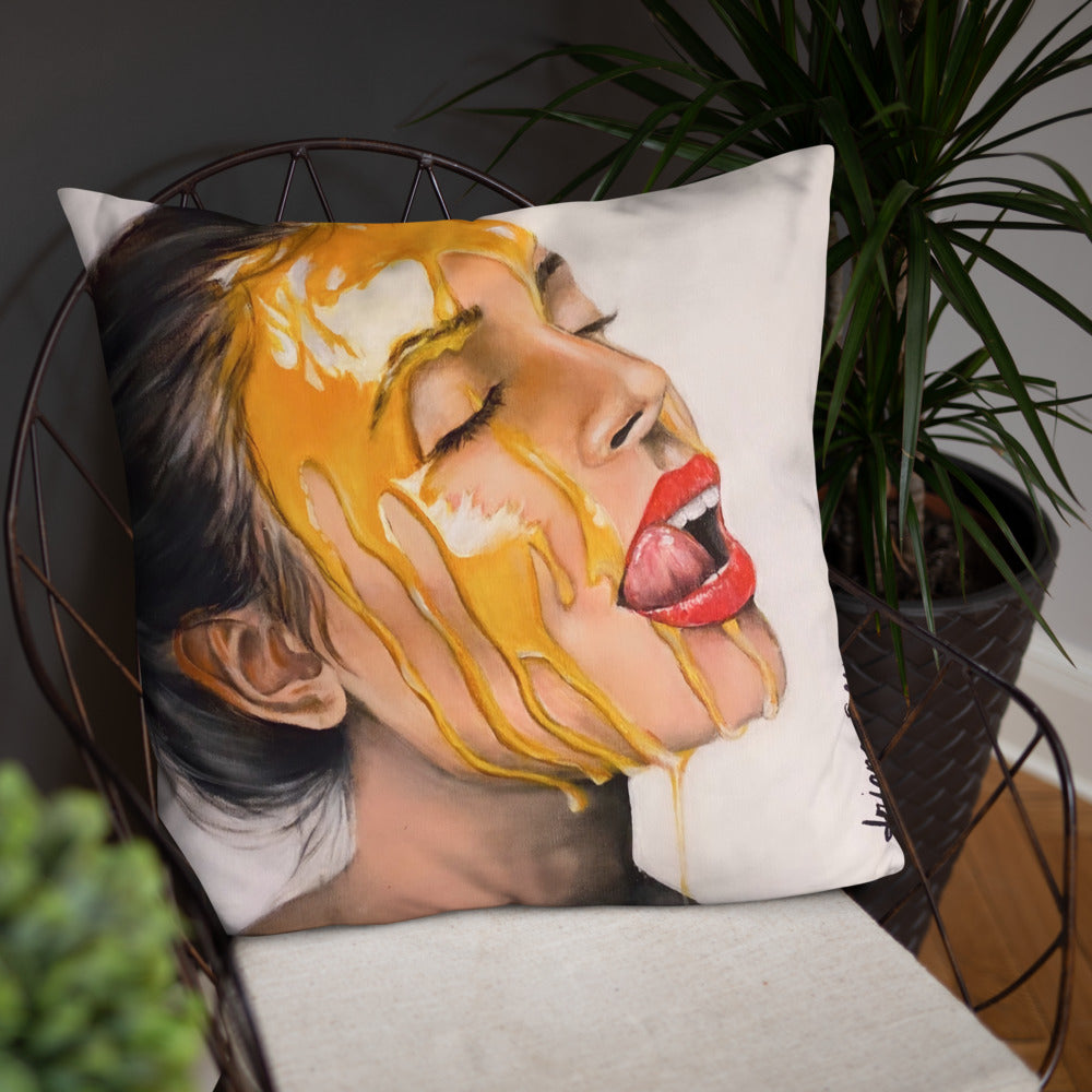 'Sticky Sweet Ash' Basic Pillow