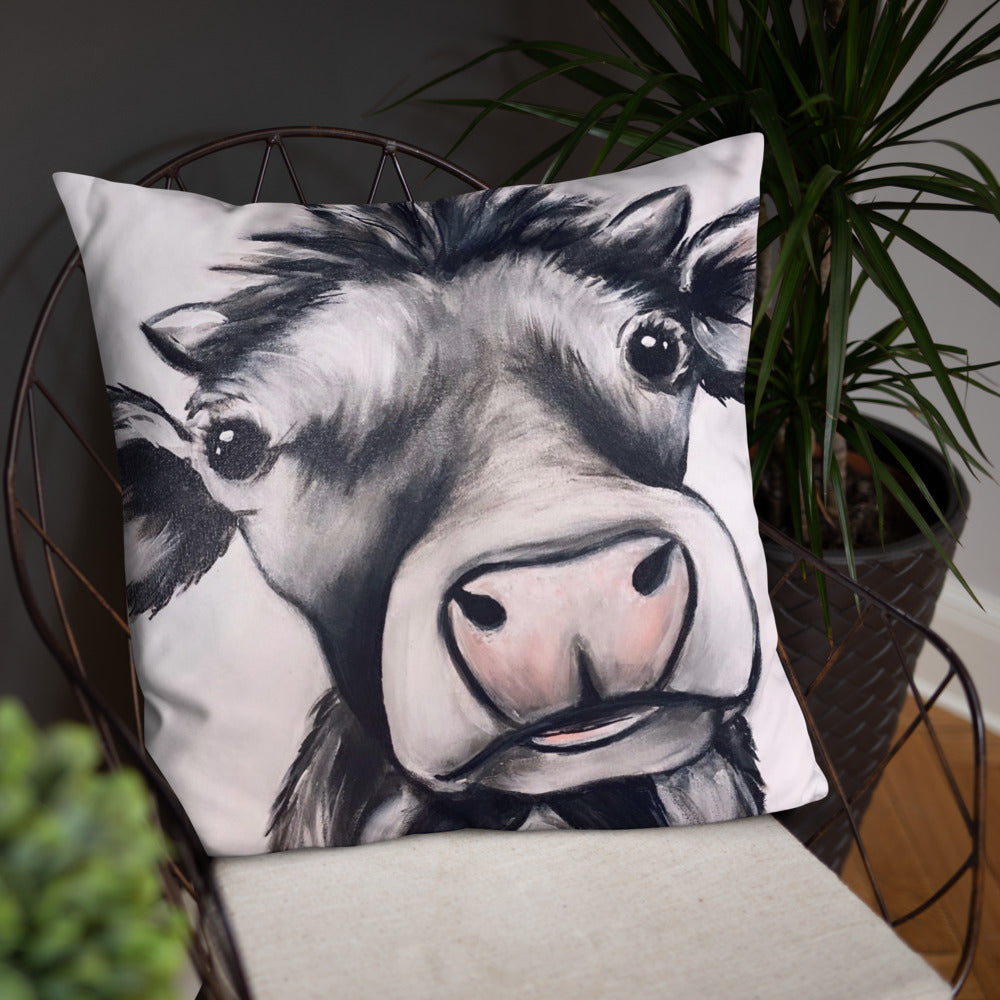 'Cow' Basic Pillow