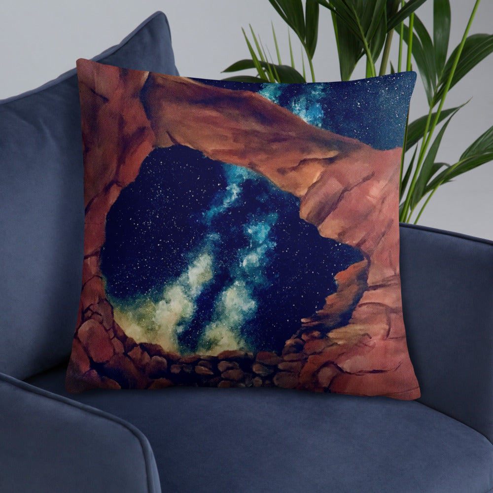 'The Portal' Basic Pillow