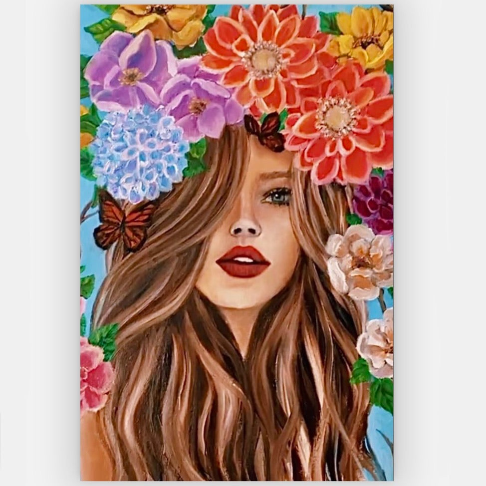 'Garden Beauty' original painting