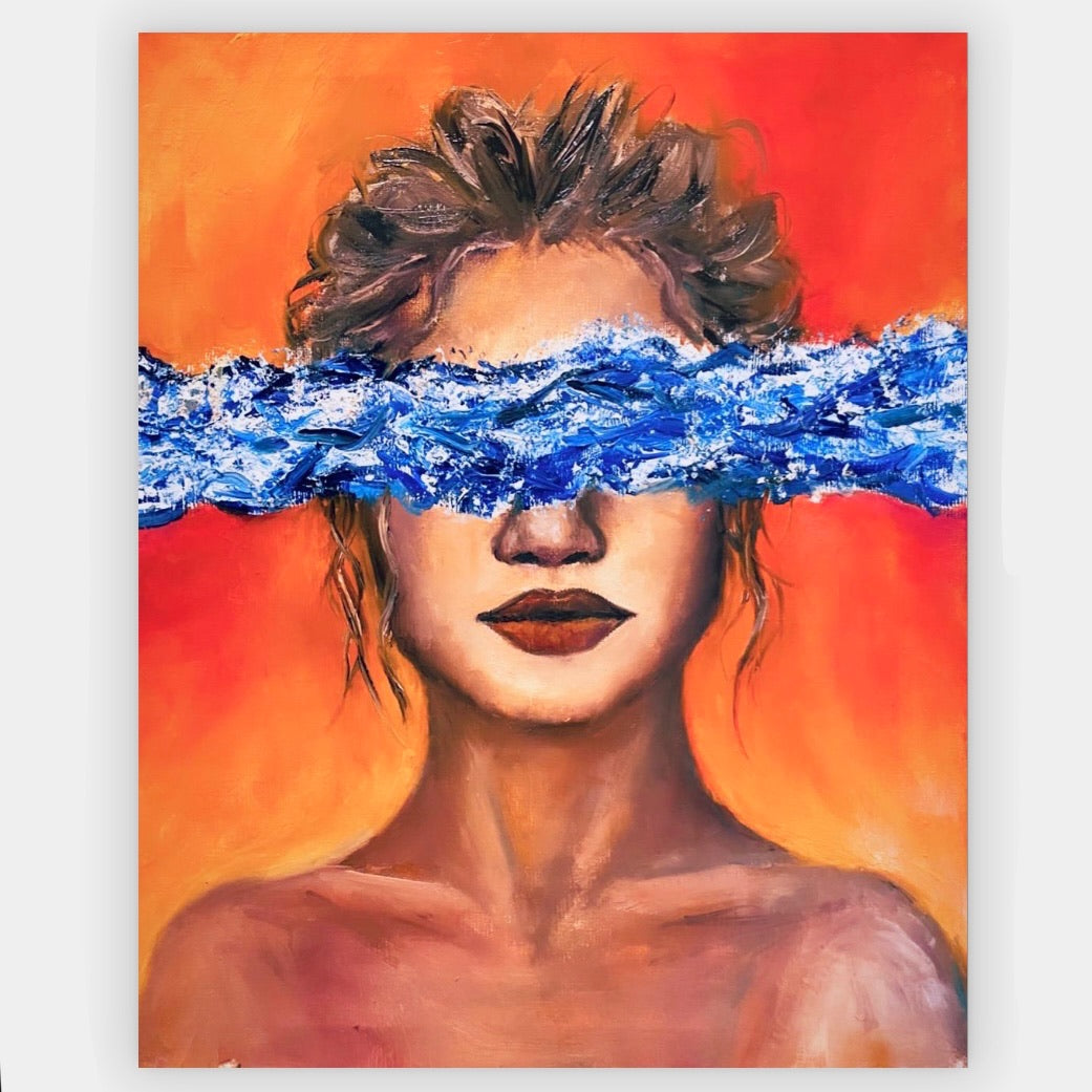'Ocean Eyes' original painting