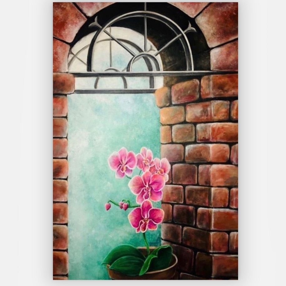 'Orchid Arch' original painting