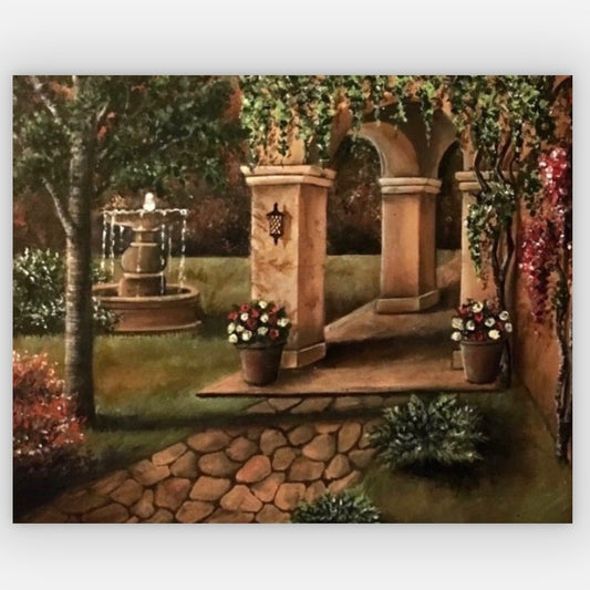 'Secret Garden' original painting