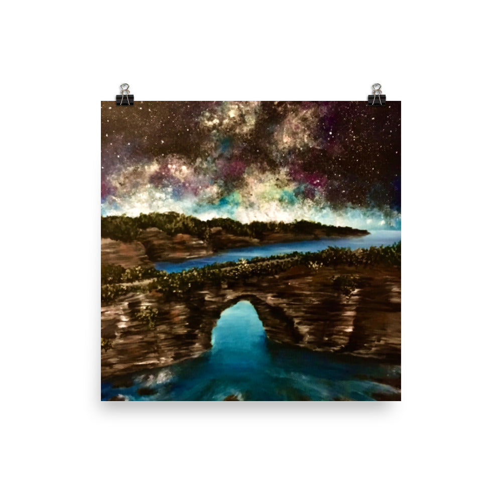 'Cosmos' matte print