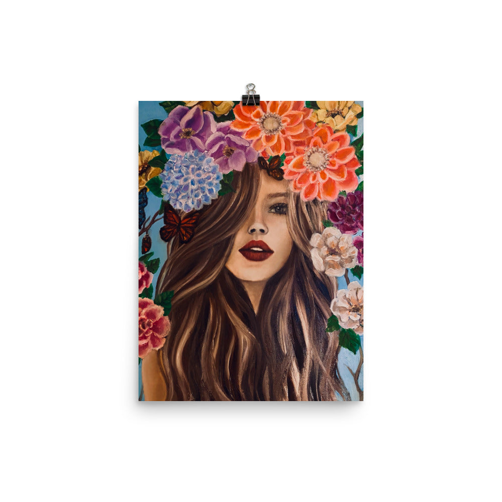 'Garden Beauty' matte print