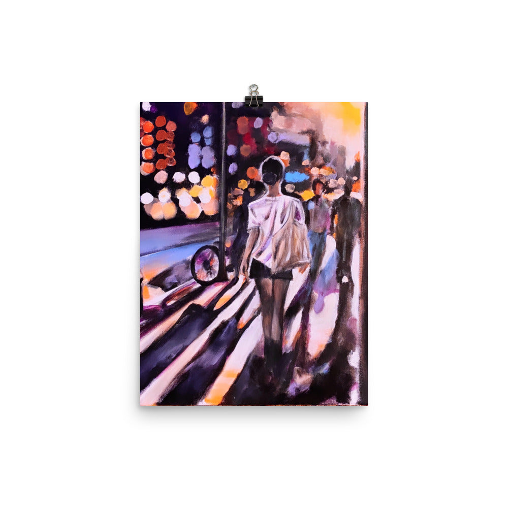 'Window Shopping' matte print