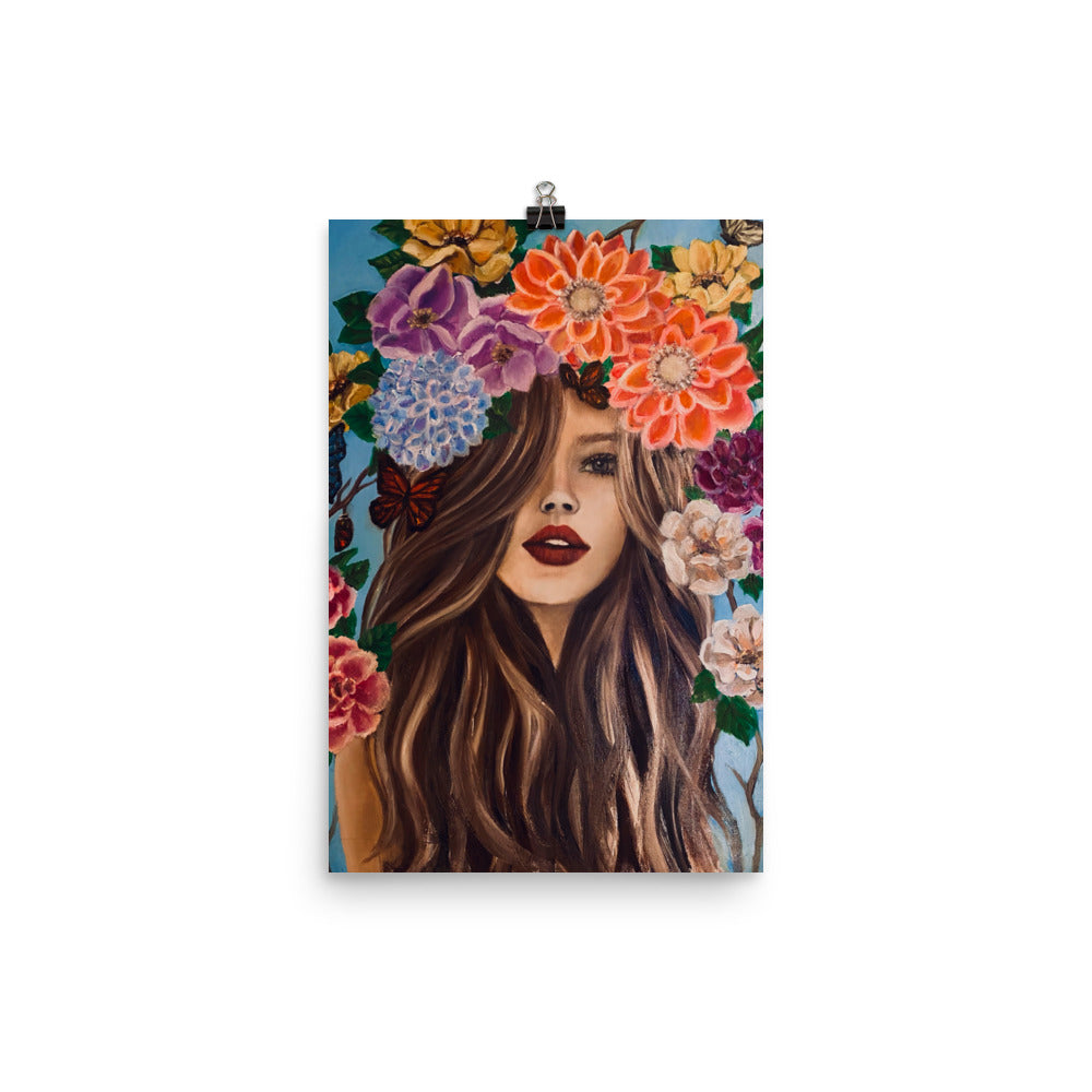 'Garden Beauty' matte print