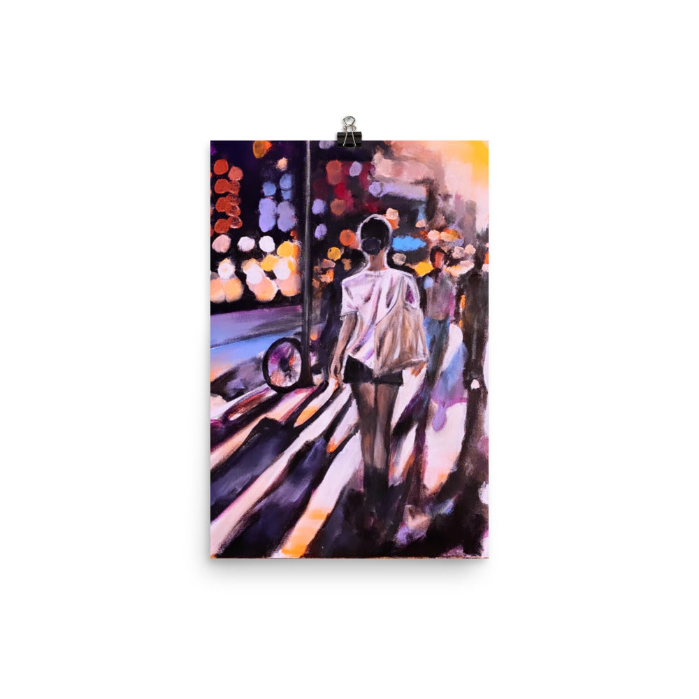 'Window Shopping' matte print