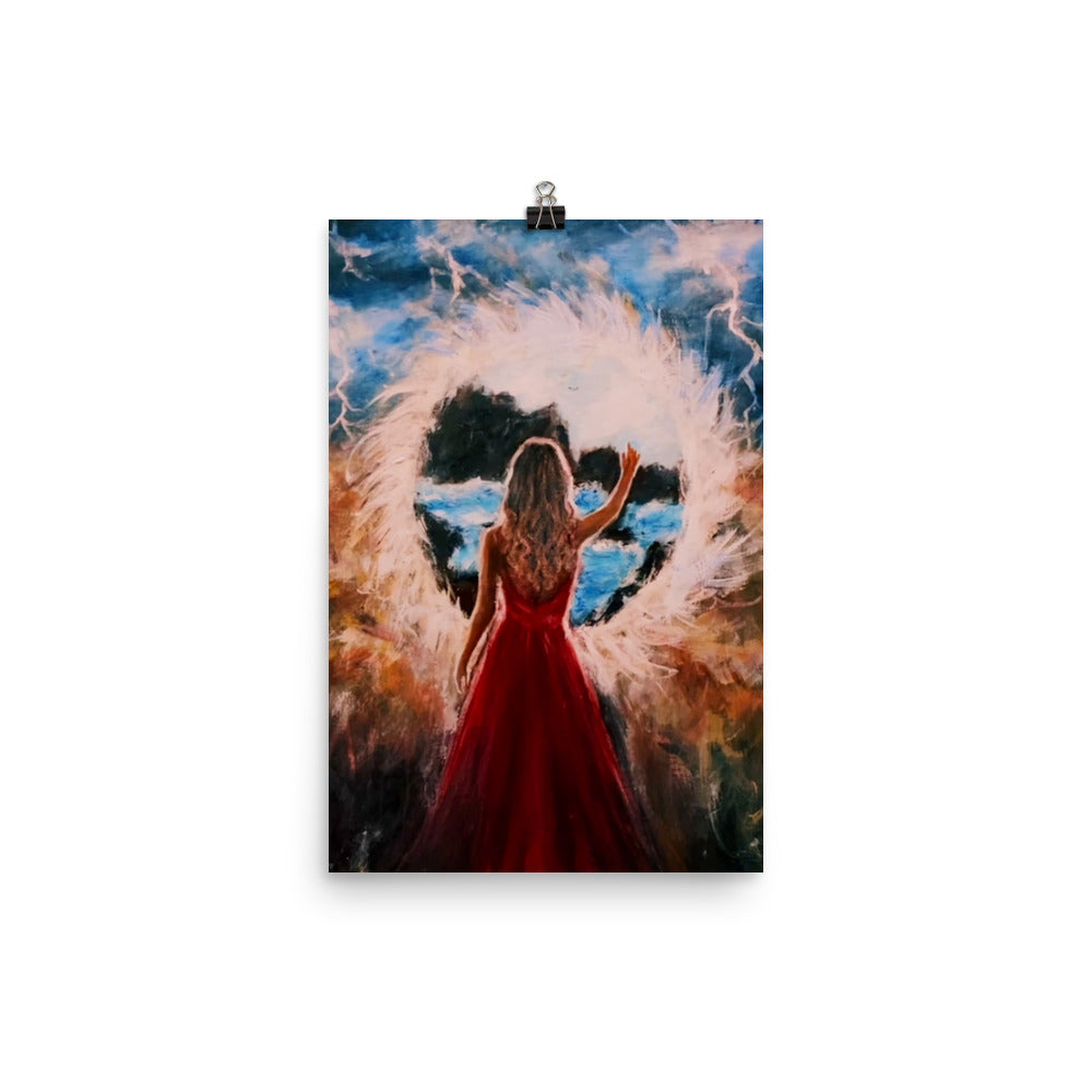 'Escape' matte print