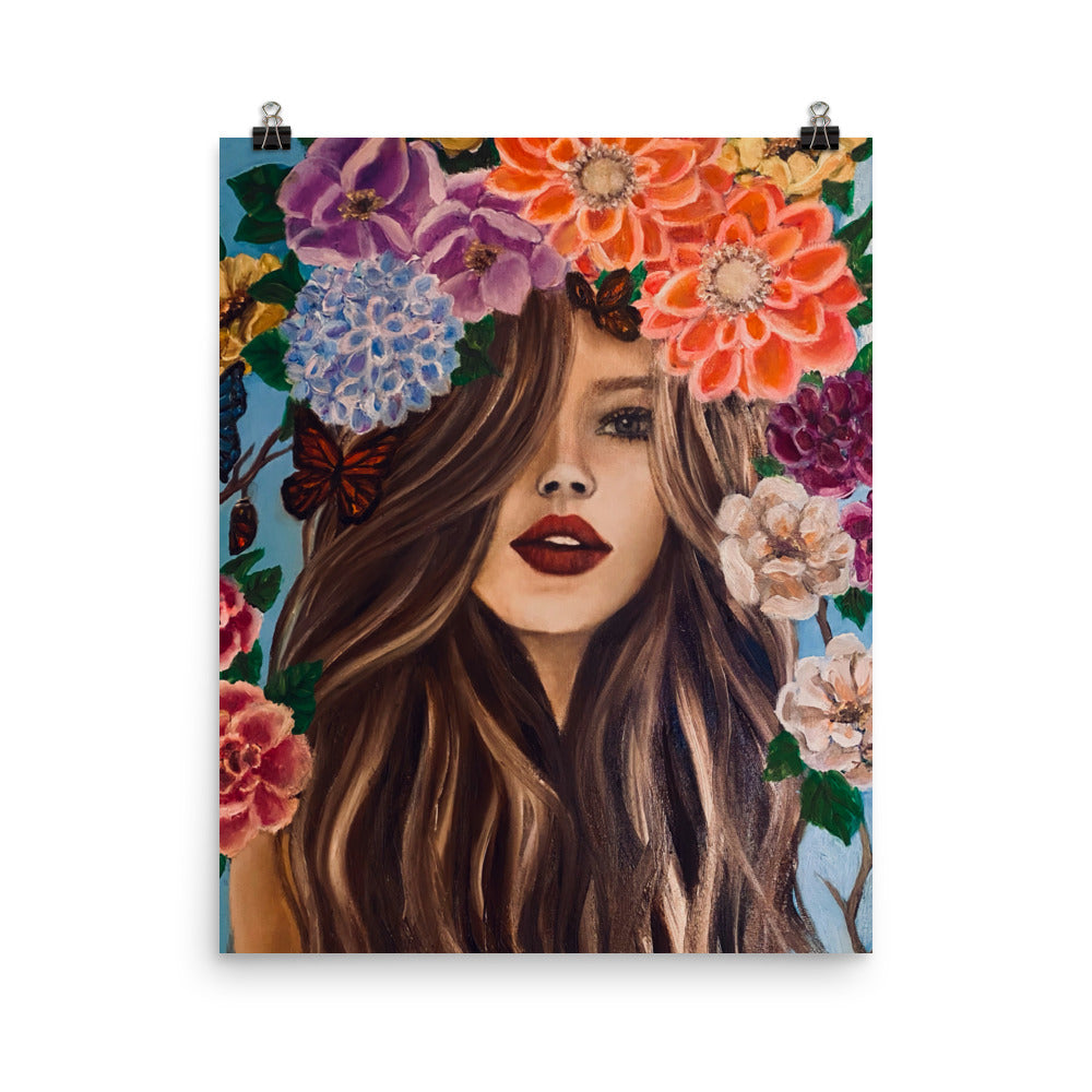 'Garden Beauty' matte print