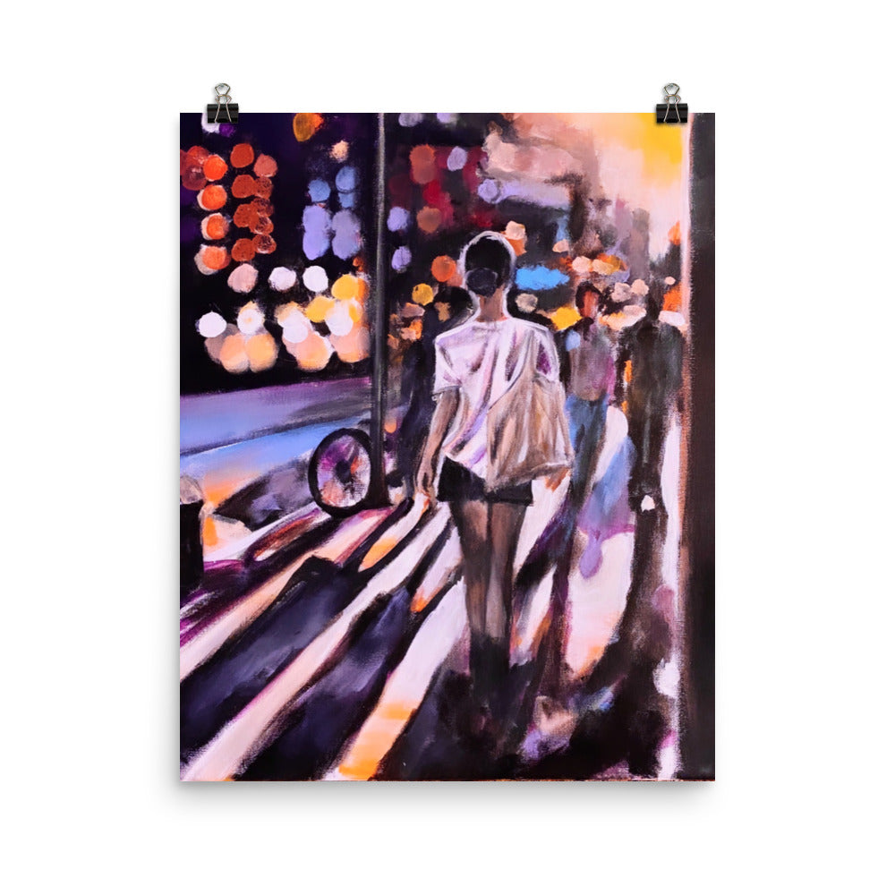 'Window Shopping' matte print