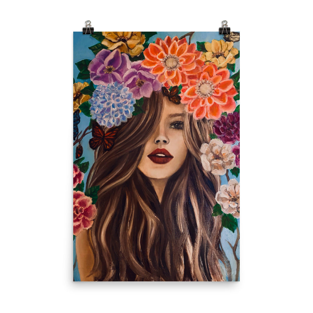 'Garden Beauty' matte print