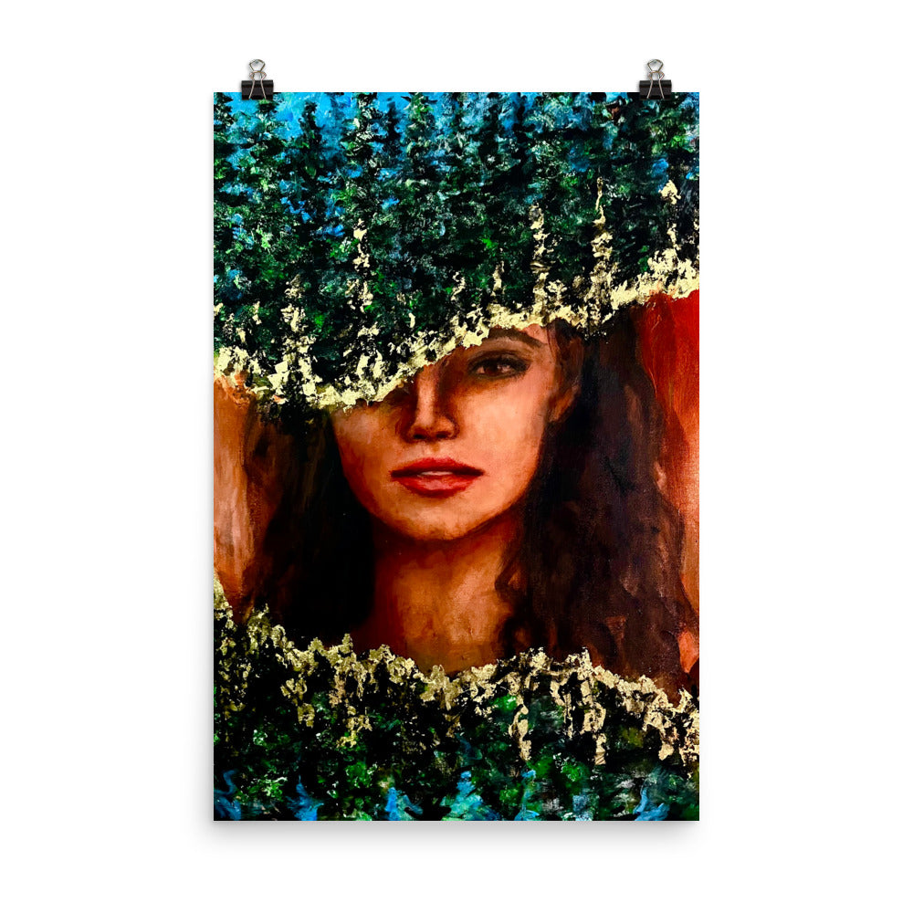 'Wildfire' matte print