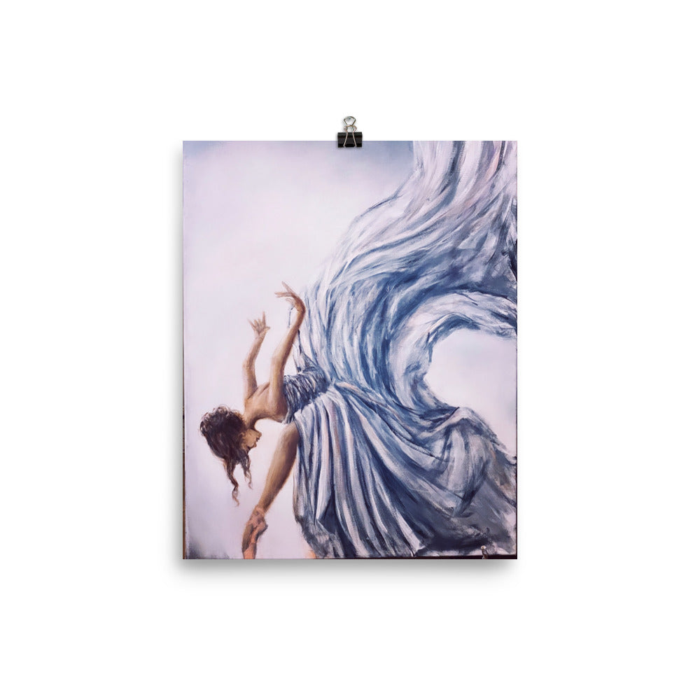 'Azure Symphony' matte print