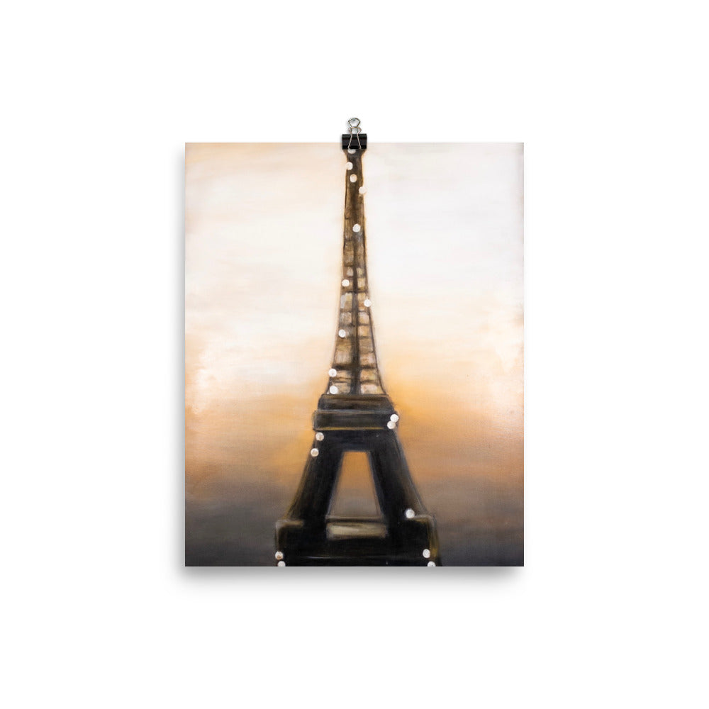 'Paris' matte print