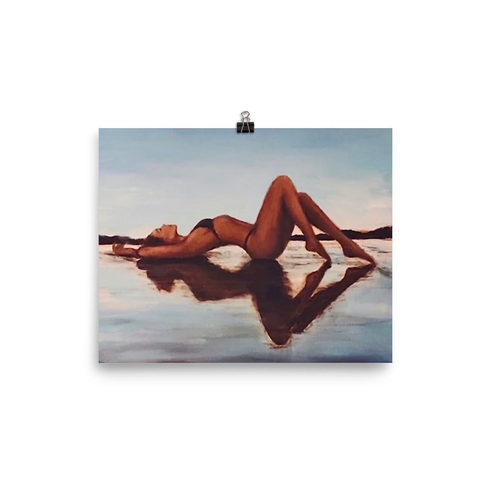 'Reflections' matte print