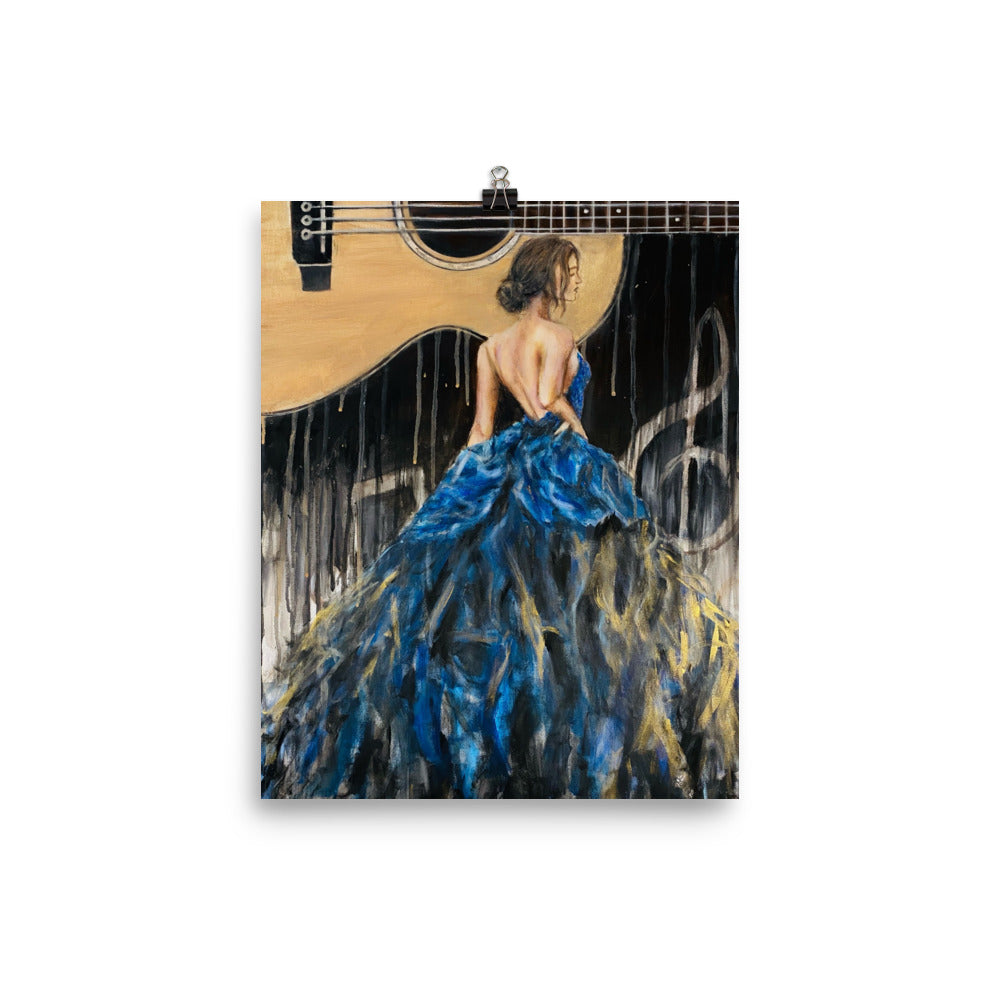 'Strings' matte print