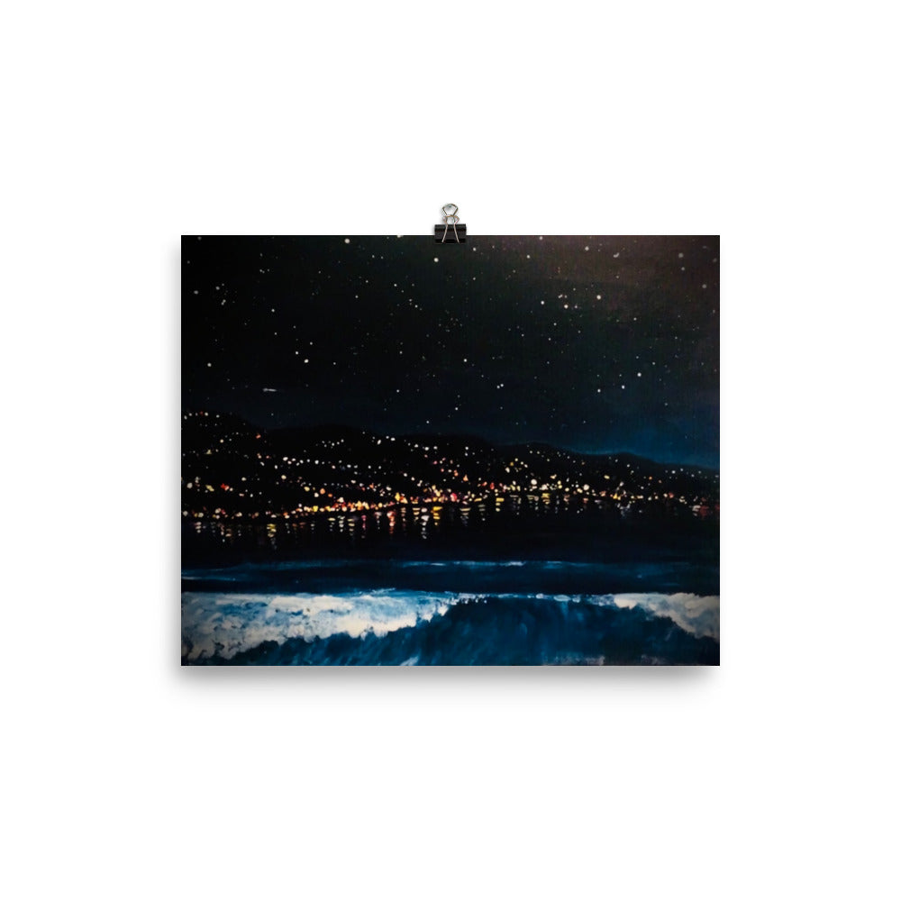 'Absent Moon' matte print