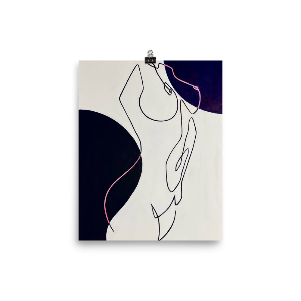 'Paige III' matte print