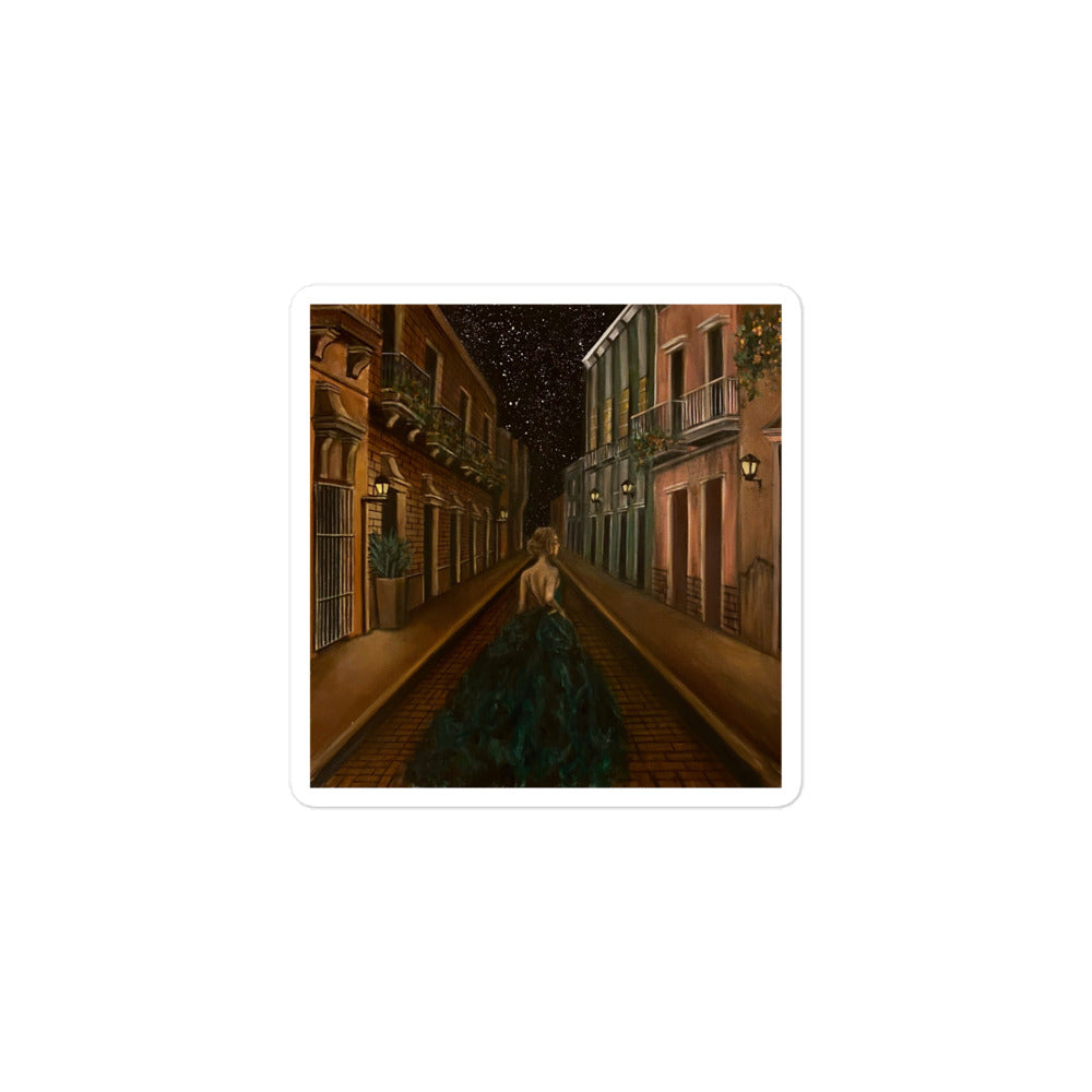 'Evening Alone' sticker