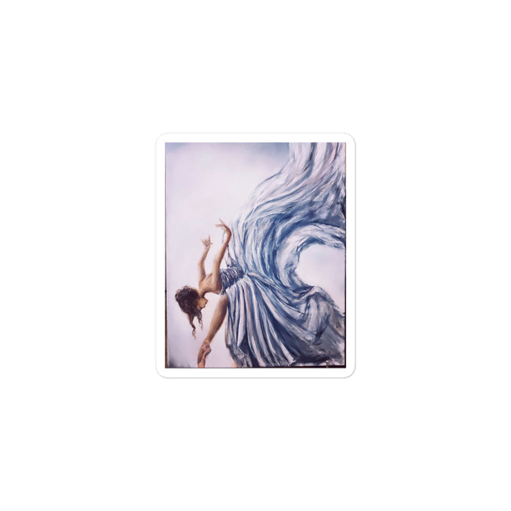 'Azure Symphony' sticker