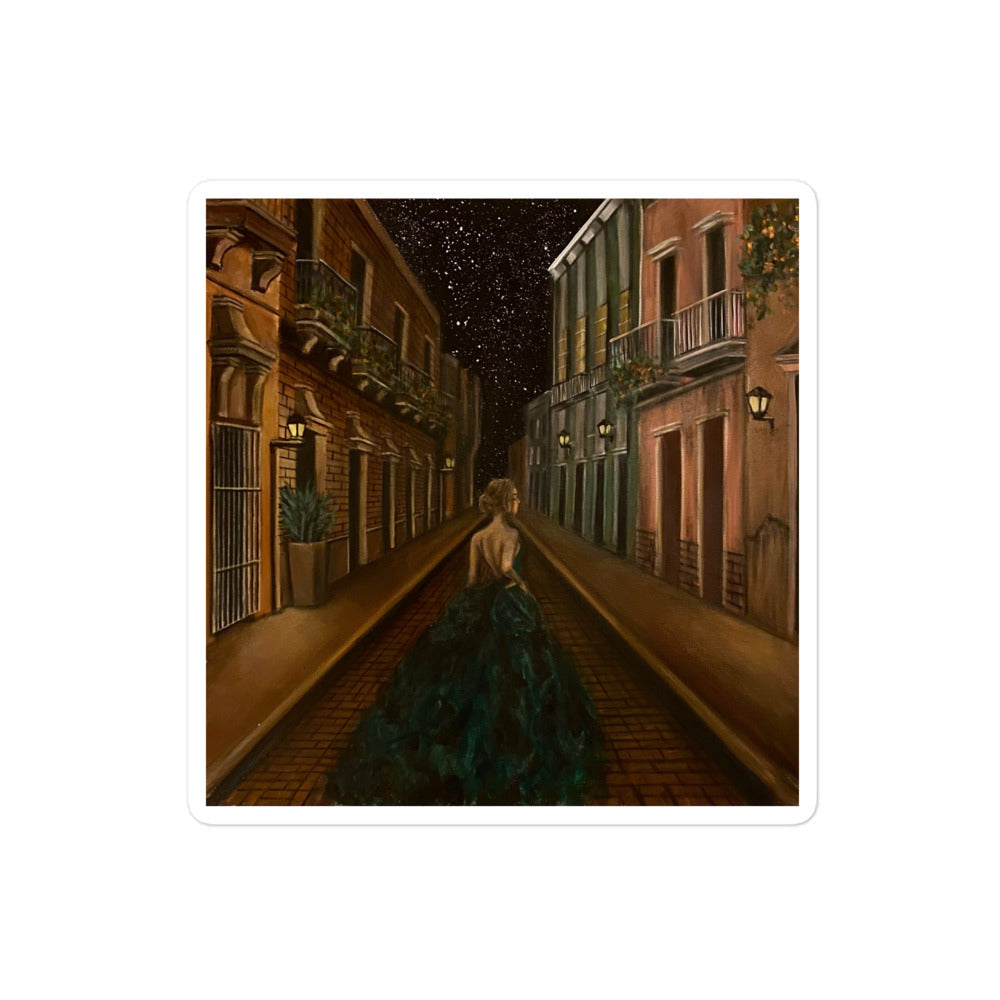 'Evening Alone' sticker