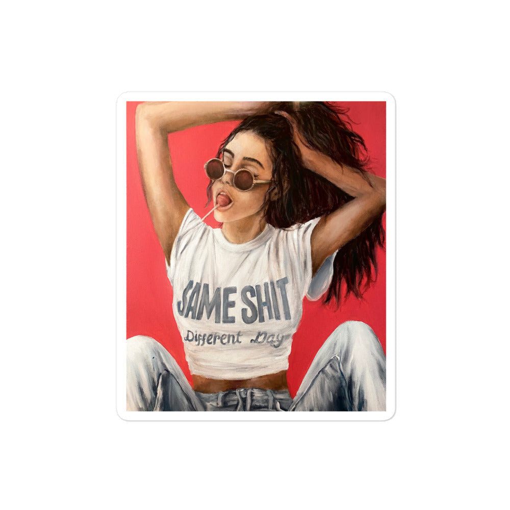 'Different Day' sticker