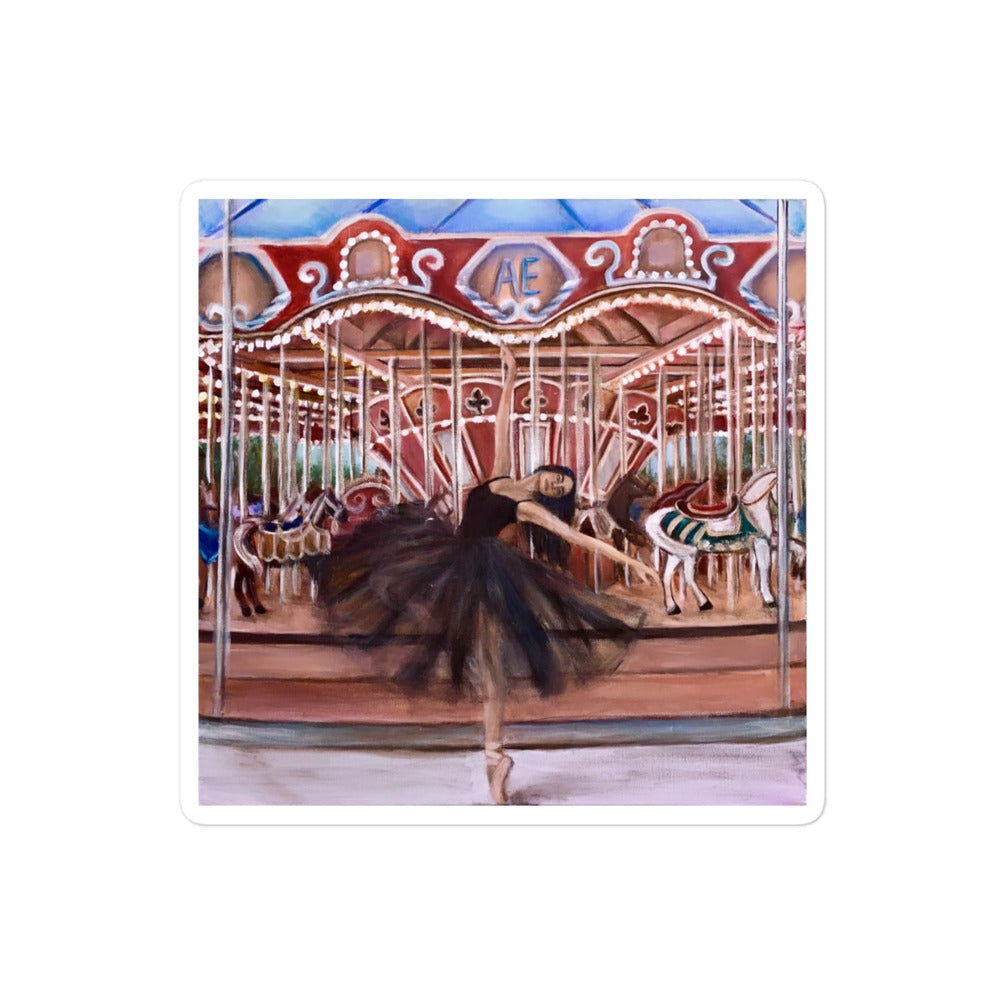 'Carousel Pirouette' sticker