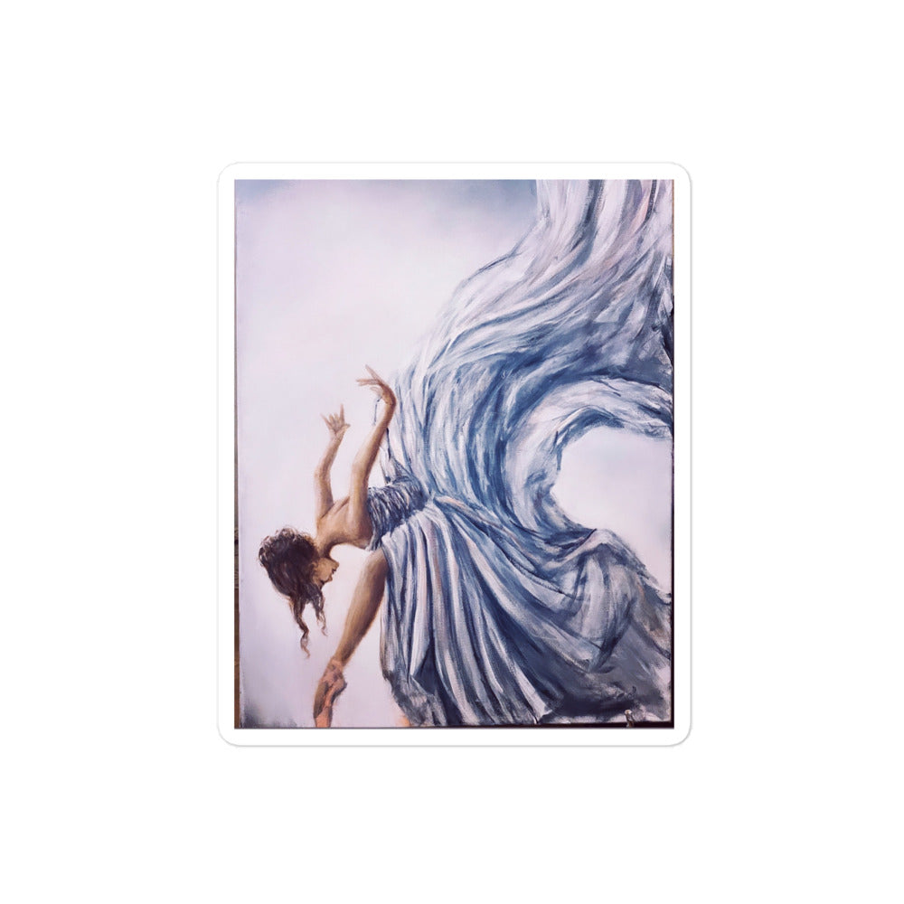 'Azure Symphony' sticker