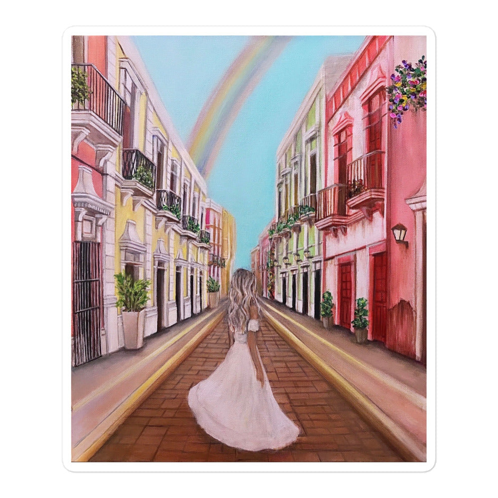 'Rainbow City' sticker