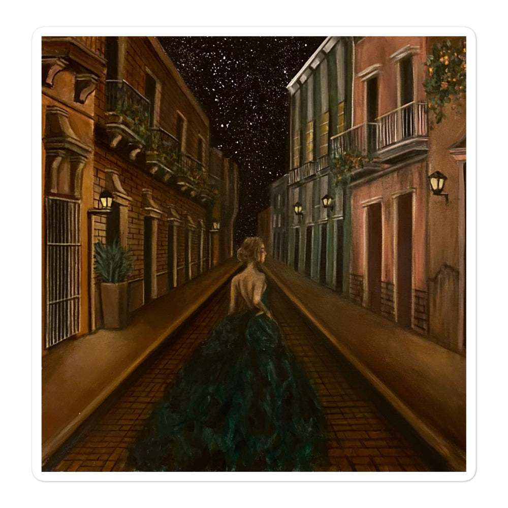 'Evening Alone' sticker