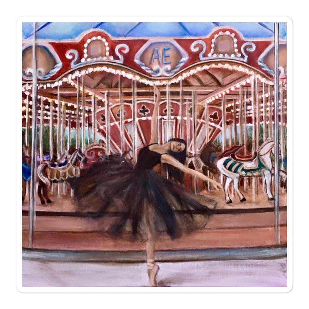 'Carousel Pirouette' sticker