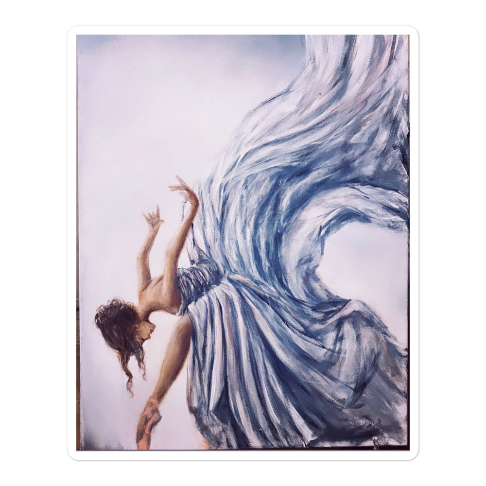 'Azure Symphony' sticker