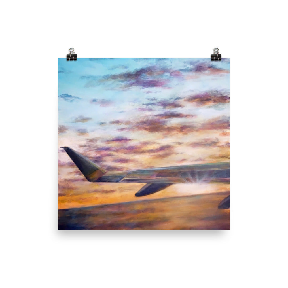 'Soaring' gloss print