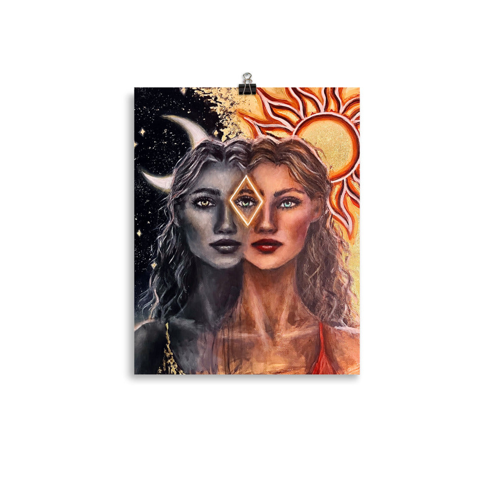'Alter-ego' gloss print