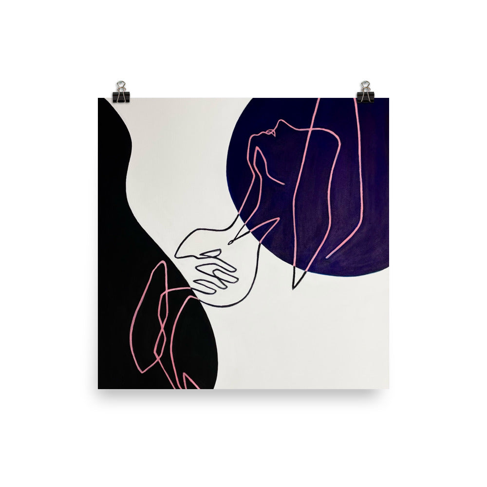 'Paige II' gloss print