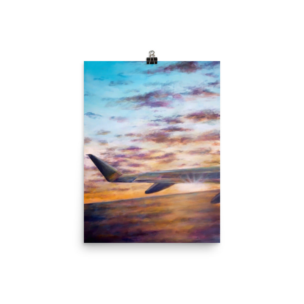 'Soaring' gloss print