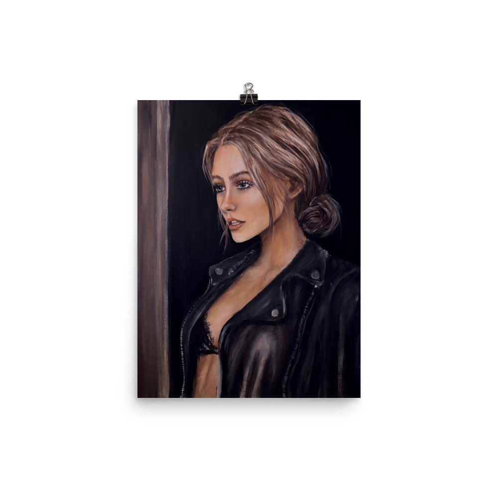 'Trouble' gloss print