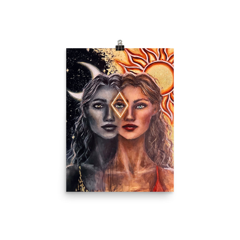 'Alter-ego' gloss print