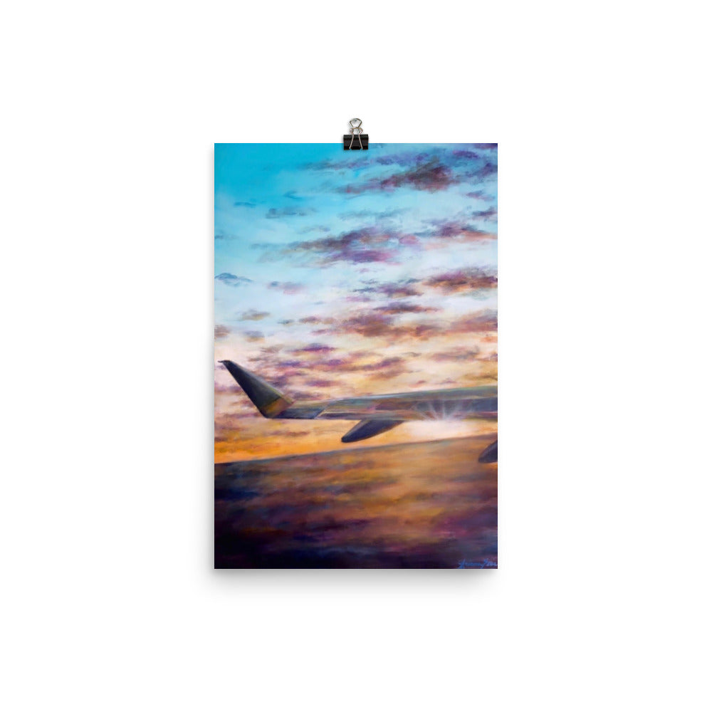 'Soaring' gloss print