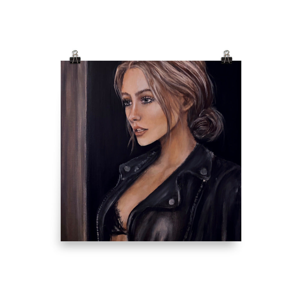 'Trouble' gloss print