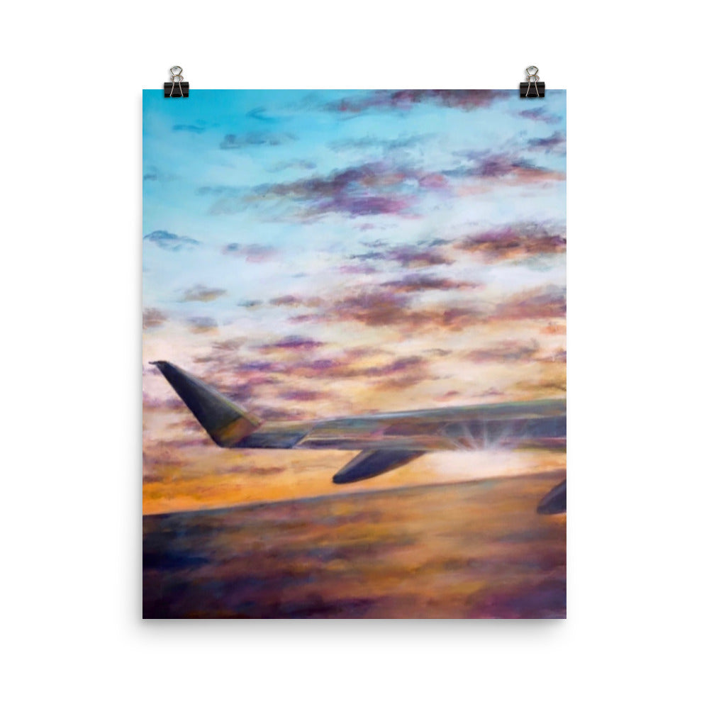 'Soaring' gloss print