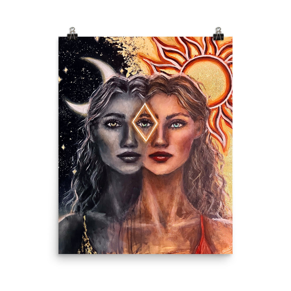 'Alter-ego' gloss print