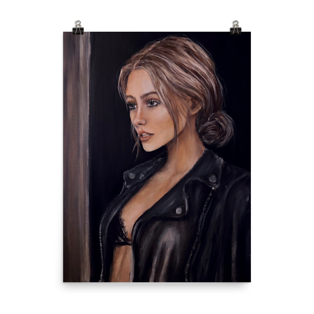 'Trouble' gloss print