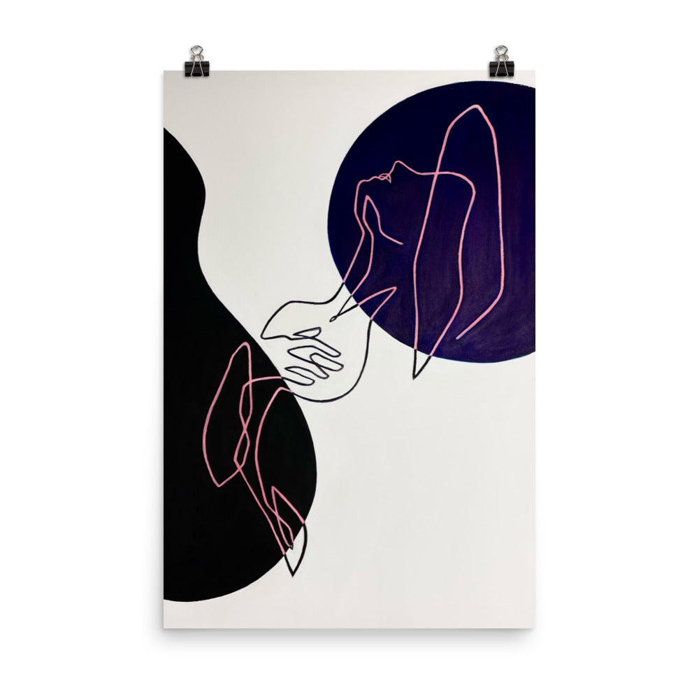 'Paige II' gloss print