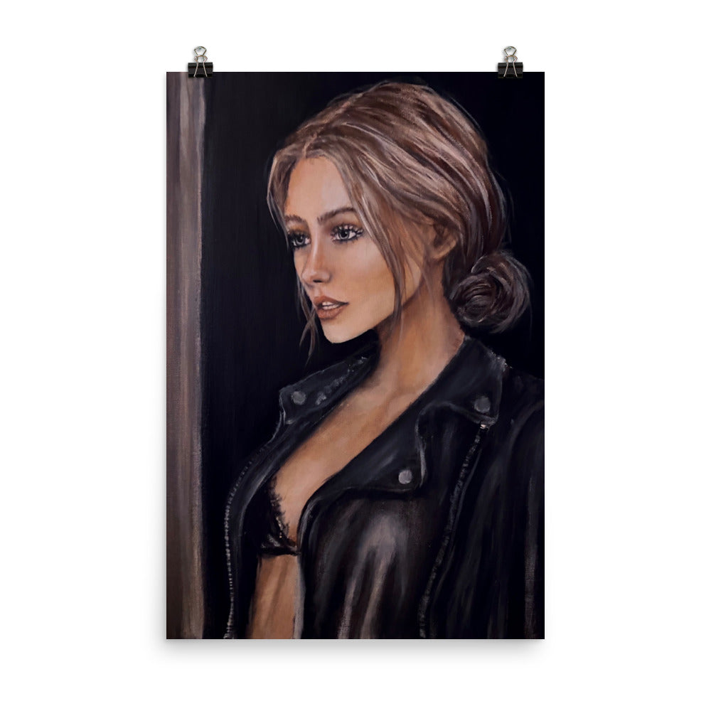 'Trouble' gloss print